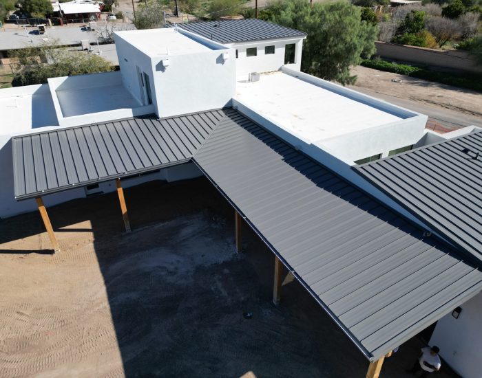 Standing Seam Metal Roof system in tucson az
