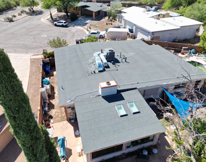 New flat roof in tucson az